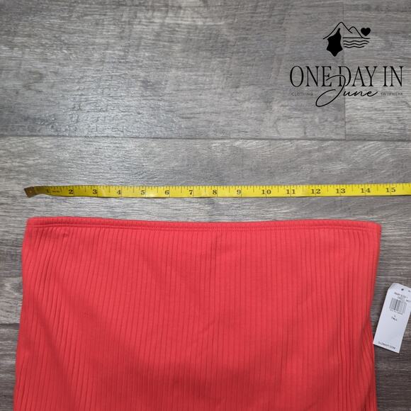 Old Navy Strapless Ribbed Top Size L Tall - Picture 3 of 5